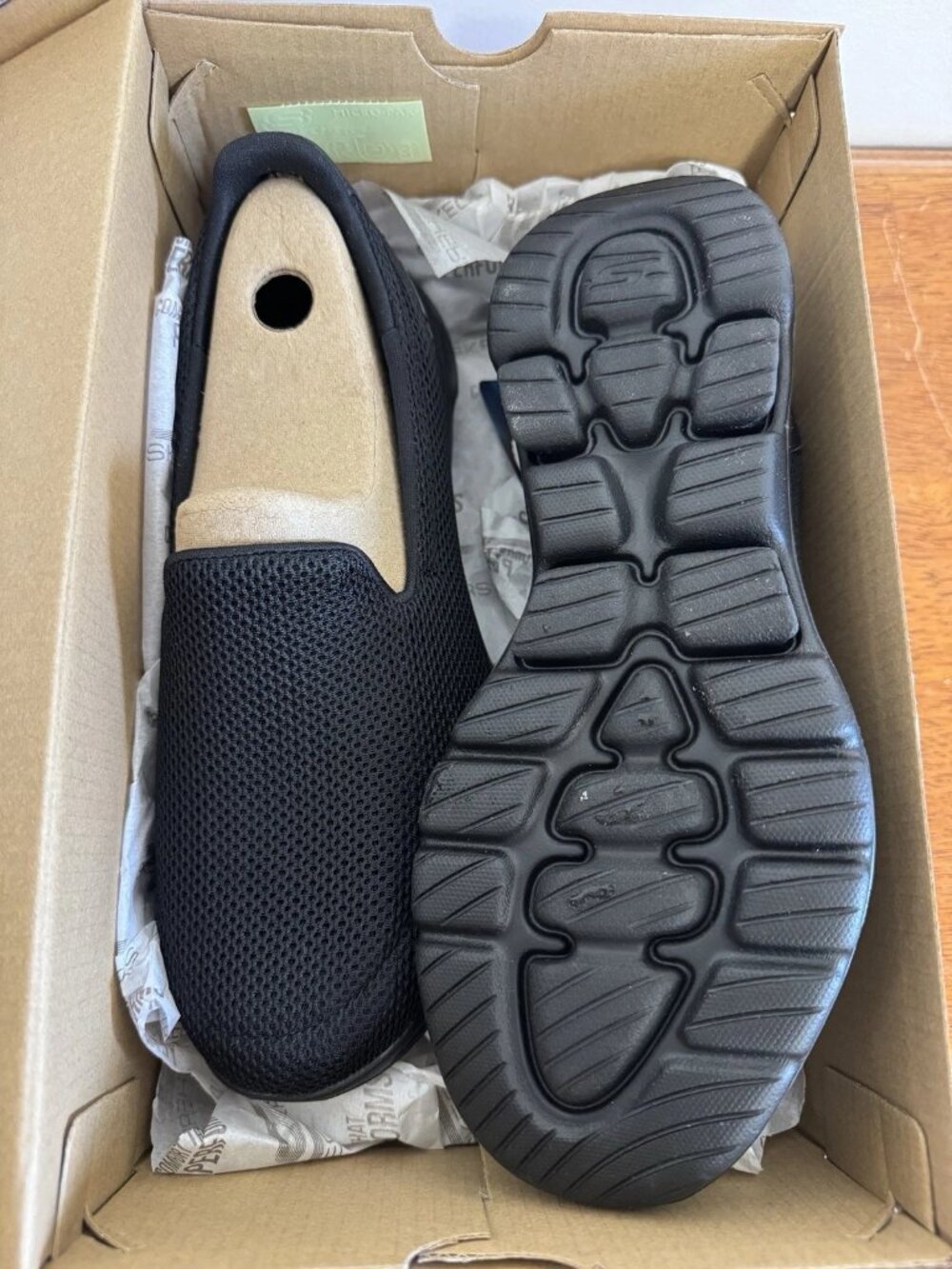 Skechers GO WALK 5 Women’s 7.5 Black Slip On Walking Shoes 15901 BBK NIB - Picture 3 of 7